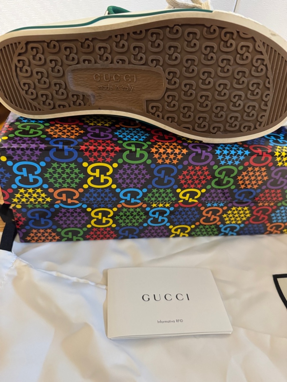 Gucci Liberty 1977 Tennis Floral Sneakers - Picture 5 of 11